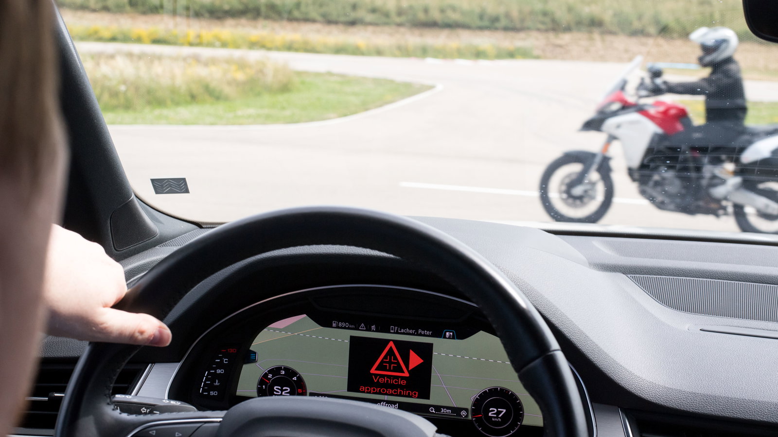 C-V2X direct communication interoperability demonstration Ducati